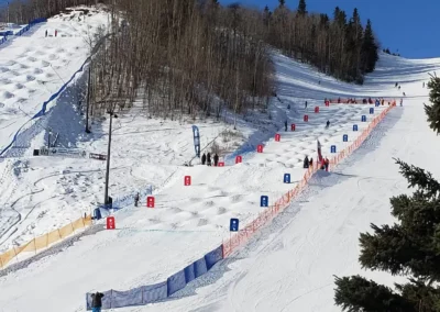 club and provincal mogul course at canyon