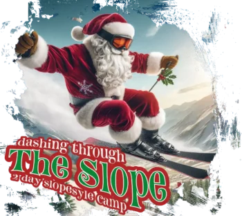 Dashing through the slope with Santa Skiing